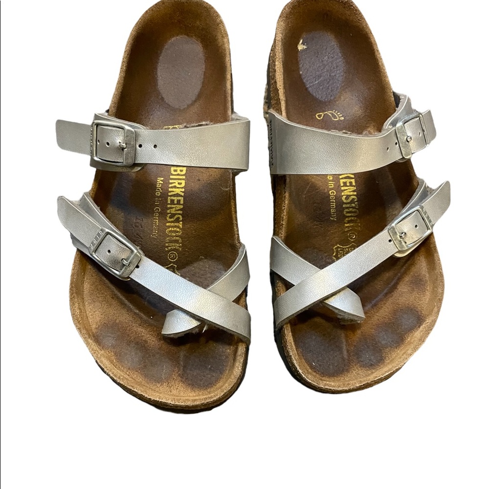 Birkenstocks SILVER-used